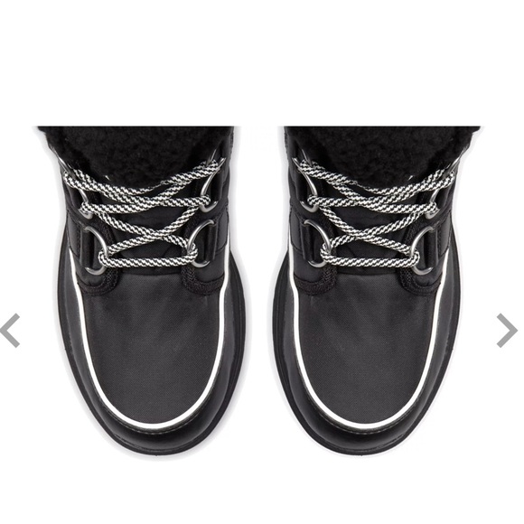 Sorel Explorer Carnival Nylon Winter Boots - Black - Picture 5 of 13